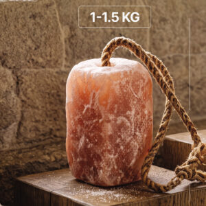1–1.5 kg Animal Lick Salt Rock w/ Rope