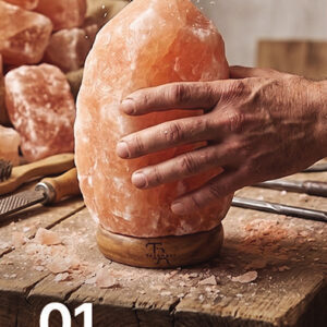 5–7 kg Pink Salt Lamp - Natural Shape